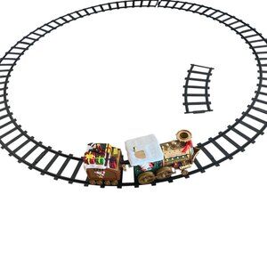 Christmas North Pole Express Santa‎ Train Set With Track Battery NOT WORKING